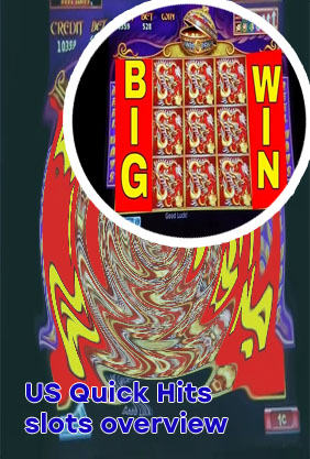 Quick hit progressive slot machine